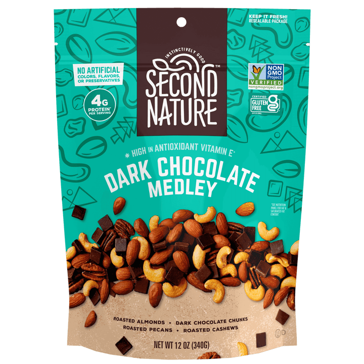Dark Chocolate and Nut Medley Trail Mix - 12 oz.