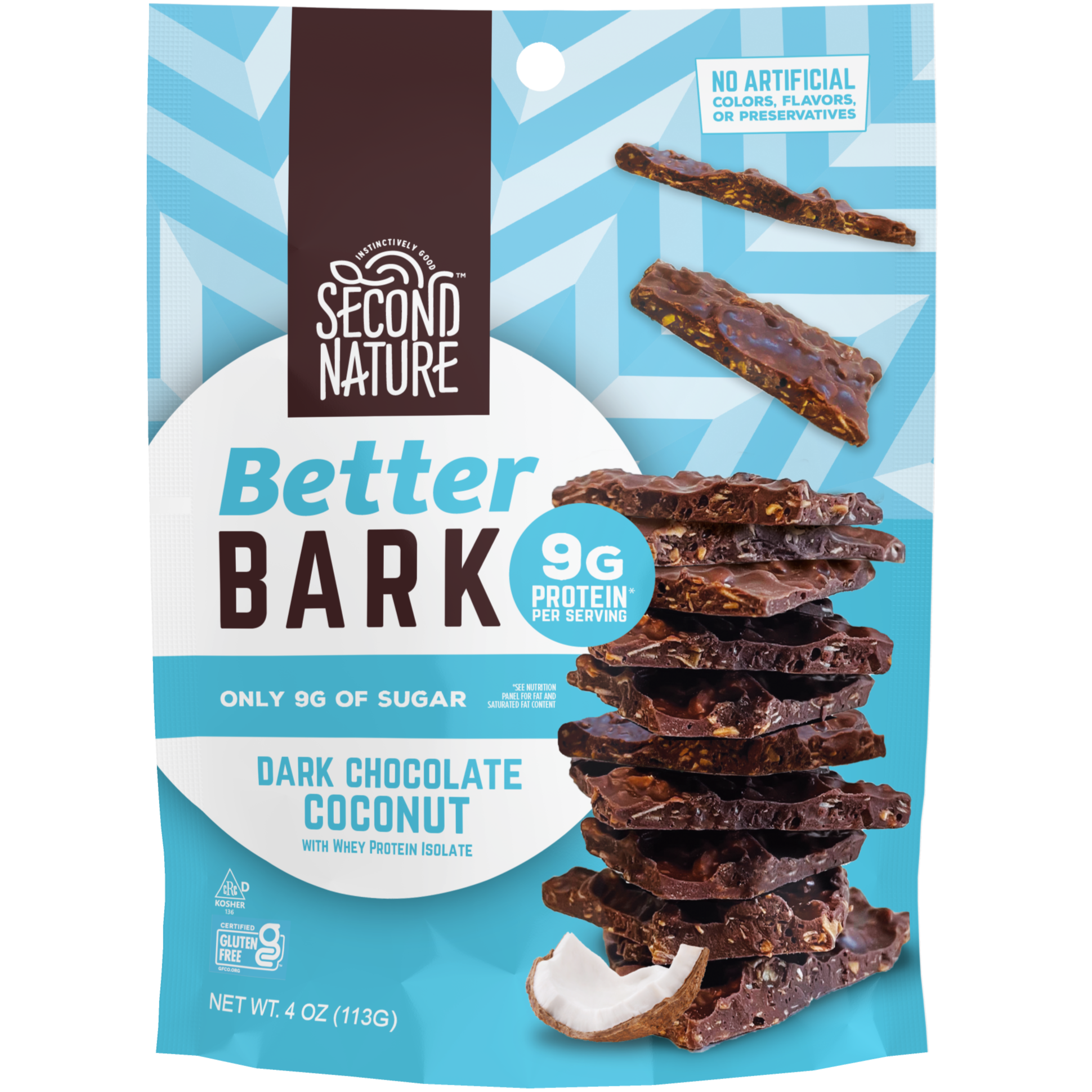 Second Nature Dark Chocolate Coconut Better Bark